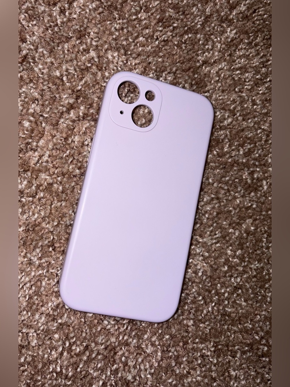 Lilac Silicone iPhone 13 Case
